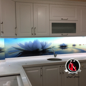 mutfak arası cam panel