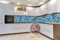 Tezgah Arası Cam Mutfak Arası Cam Resim Özgür Dekor