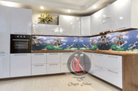 Tezgah Arası Cam Mutfak Arası Cam Resim Özgür Dekor