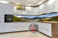 Tezgah Arası Cam Mutfak Arası Cam Resim Özgür Dekor