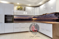 Tezgah Arası Cam Mutfak Arası Cam Resim Özgür Dekor