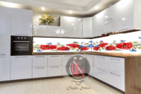 Tezgah Arası Cam Mutfak Arası Cam Resim Özgür Dekor