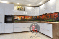 Tezgah Arası Cam Mutfak Arası Cam Resim Özgür Dekor