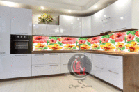 Tezgah Arası Cam Mutfak Arası Cam Resim Özgür Dekor