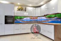 Tezgah Arası Cam Mutfak Arası Cam Resim Özgür Dekor