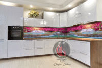 Tezgah Arası Cam Mutfak Arası Cam Resim Özgür Dekor