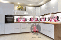 Tezgah Arası Cam Mutfak Arası Cam Resim Özgür Dekor