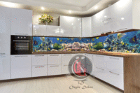 Tezgah Arası Cam Mutfak Arası Cam Resim Özgür Dekor