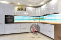 Tezgah Arası Cam Mutfak Arası Cam Resim Özgür Dekor