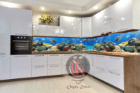 Tezgah Arası Cam Mutfak Arası Cam Resim Özgür Dekor